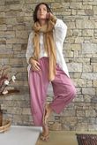 Jo Jo Quirky Classic Barrel Pant Indian Pink